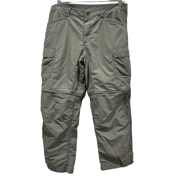 The North Face Pants The North Face Mens Convertible Cargo Hiking Pants Belt Green 36r